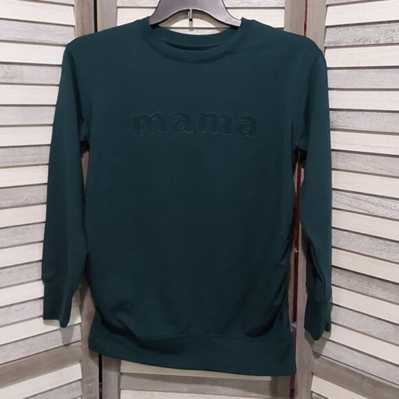 Match Back Maternity Sweatshirt ok | Isabel maternity | X Small - Picture 1 of 11